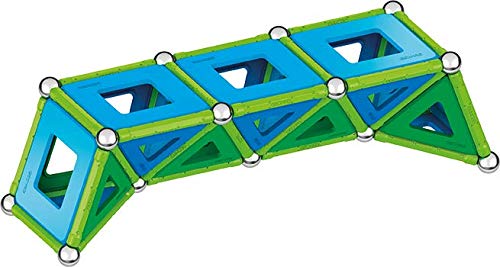 Geomag Classic 114pc Magnetic Building Set for Kids 5+ | Swiss-Made STEM Toys from Recycled Plastic