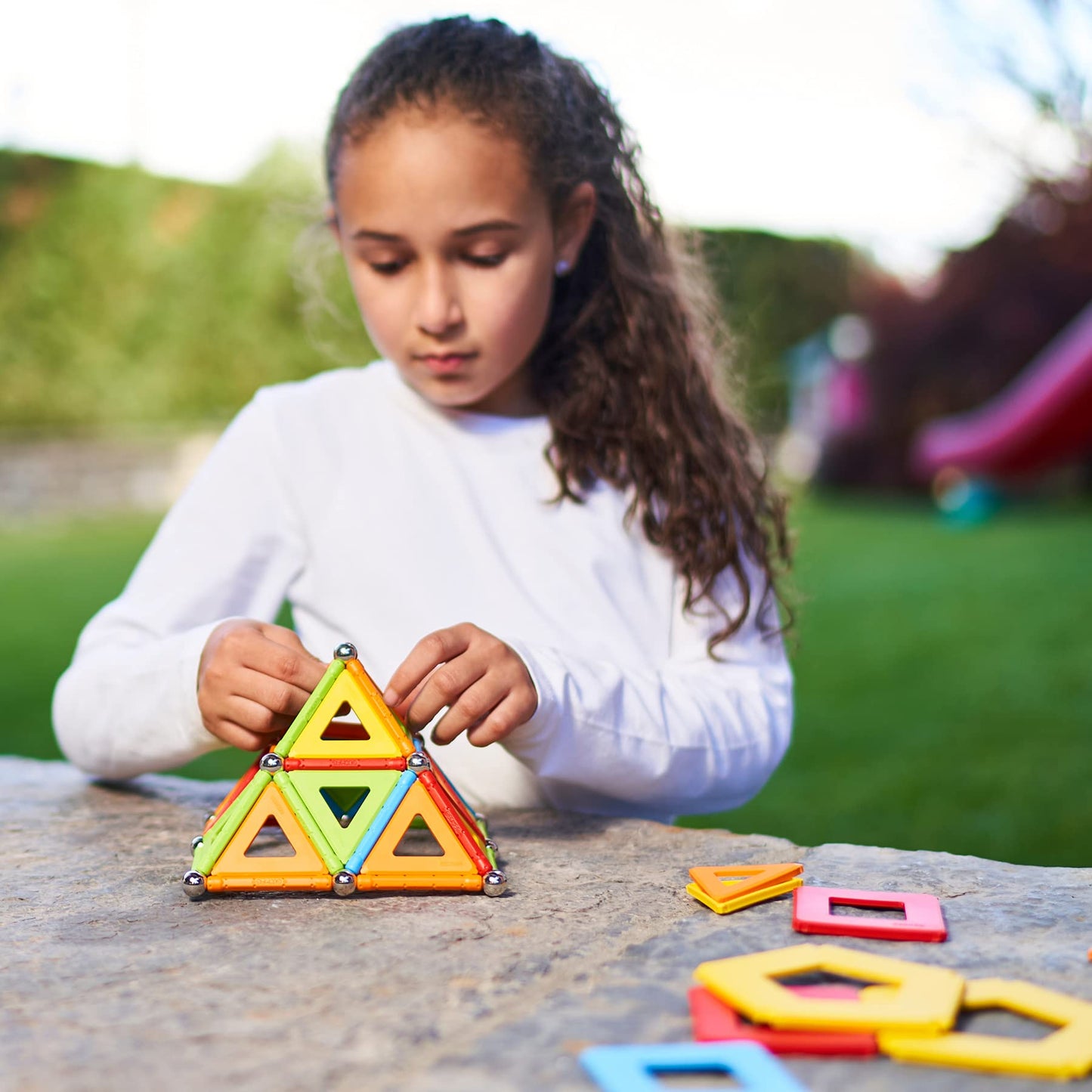 Geomag Supercolor Magnetic Toys for Kids 5+ | 78pc STEM Building Blocks from 100% Recycled Plastic – Swiss-Made