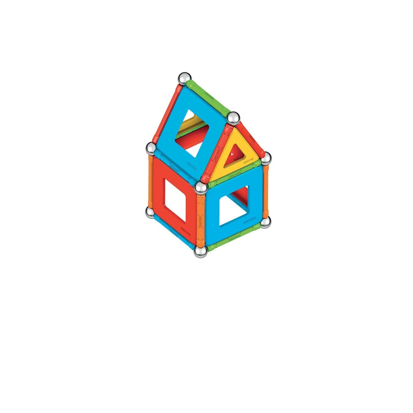 Geomag Supercolor Magnetic Toys for Kids 5+ | 78pc STEM Building Blocks from 100% Recycled Plastic – Swiss-Made