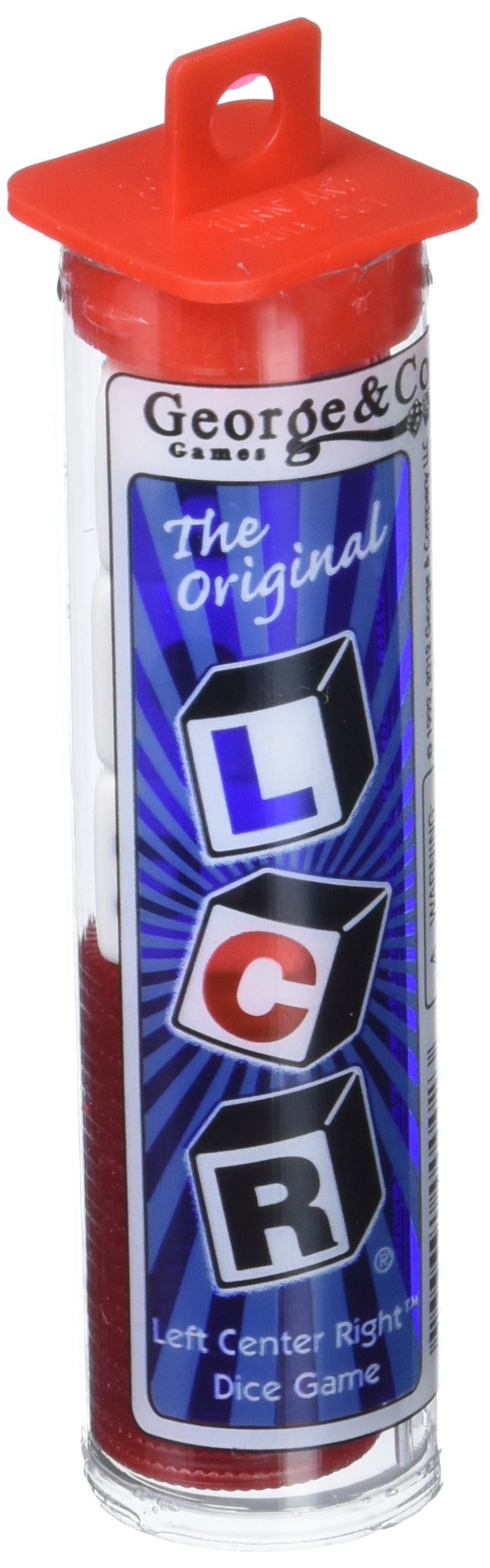 George and Company LCR Left Center Right Game – Chips, Dice, Ages 5+
