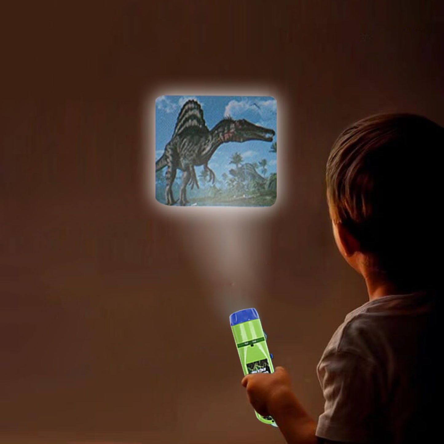 Georgie Porgy Dinosaur Projector Toy – Educational Night Light & Kids Flashlight
