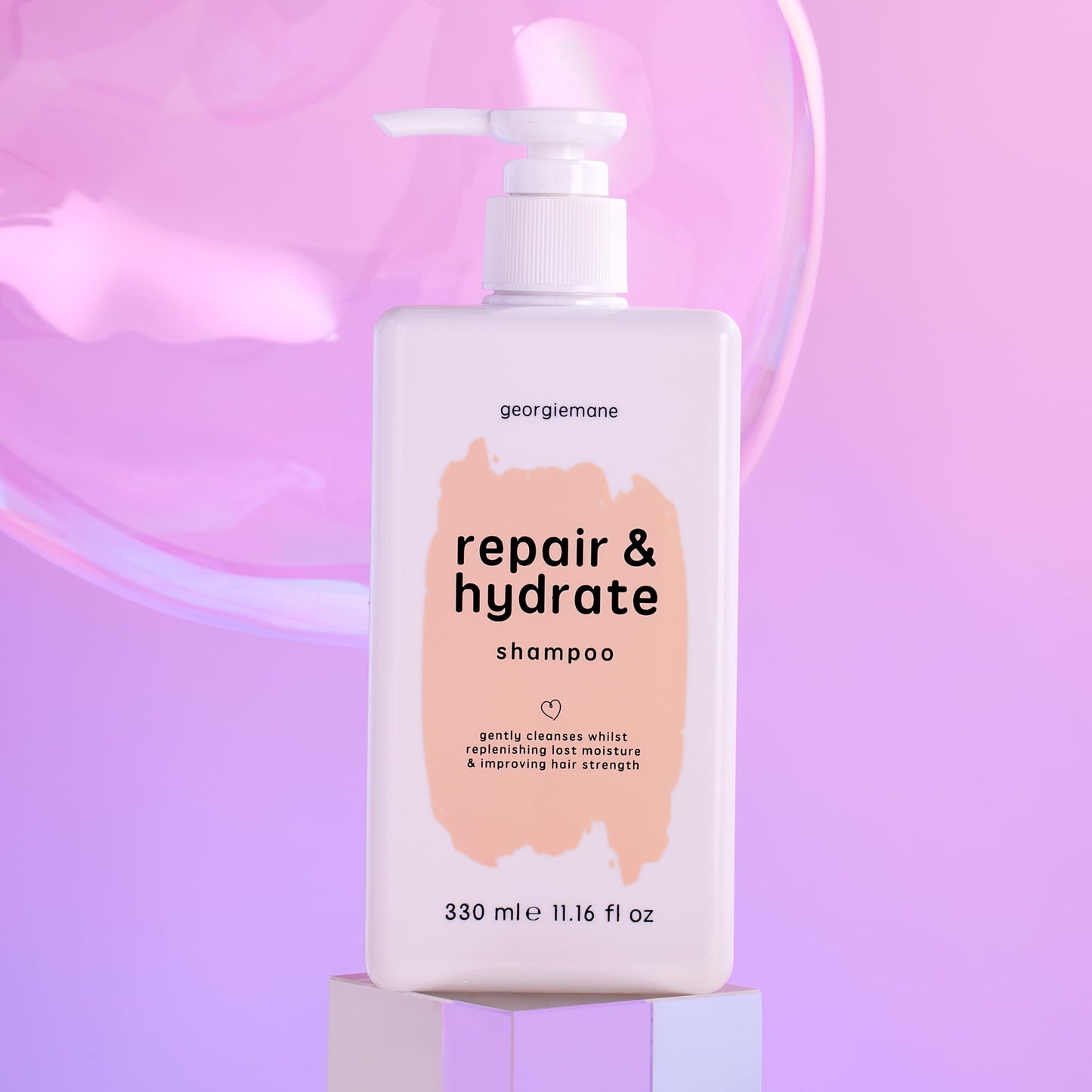 Georgiemane Repair & Hydrate Shampoo – 11.16 fl oz | Color-Safe, Sulfate-Free, Vegan