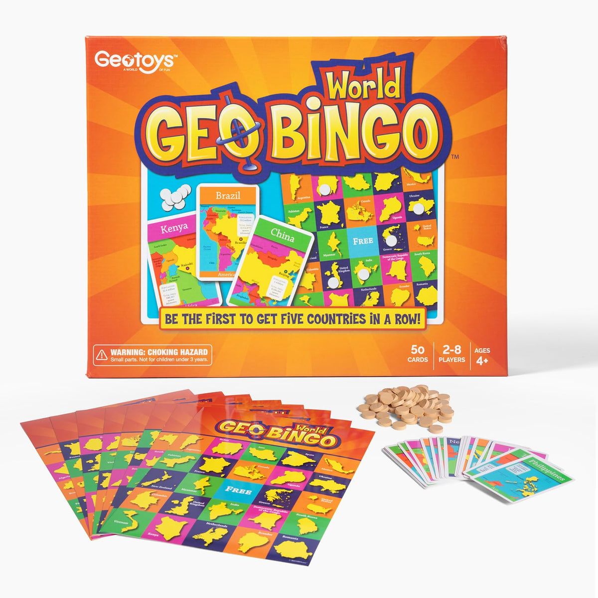 GeoBingo by Geotoys — World Geography Bingo for Kids 4+
