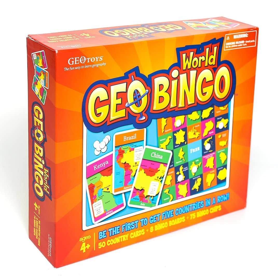 GeoBingo by Geotoys — World Geography Bingo for Kids 4+