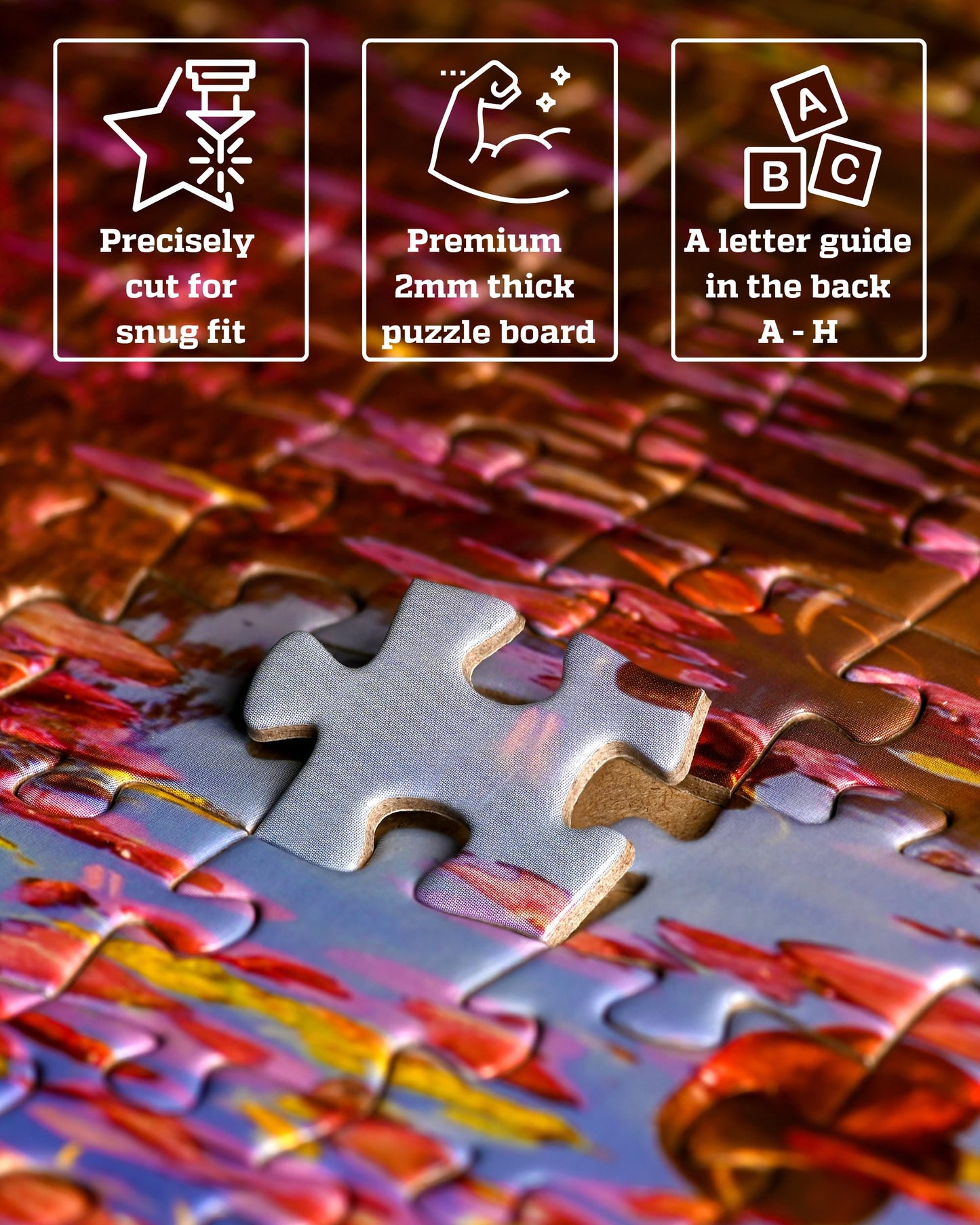 Gerjato 1000-Piece Puzzle for Adults – Scenic Village with Cherry Trees in Bloom | Gift-Ready Box