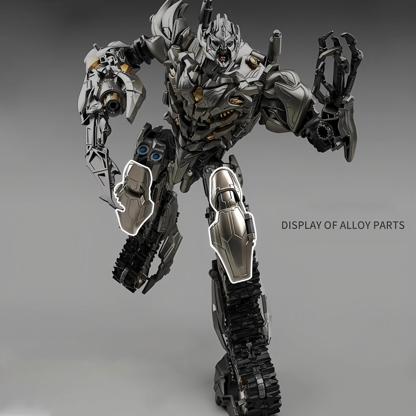 GERYNS Deformation Toy: Oversized 2-in-1 Tank and Robot Figure – 10-inch Tank, 11.8-inch Robot