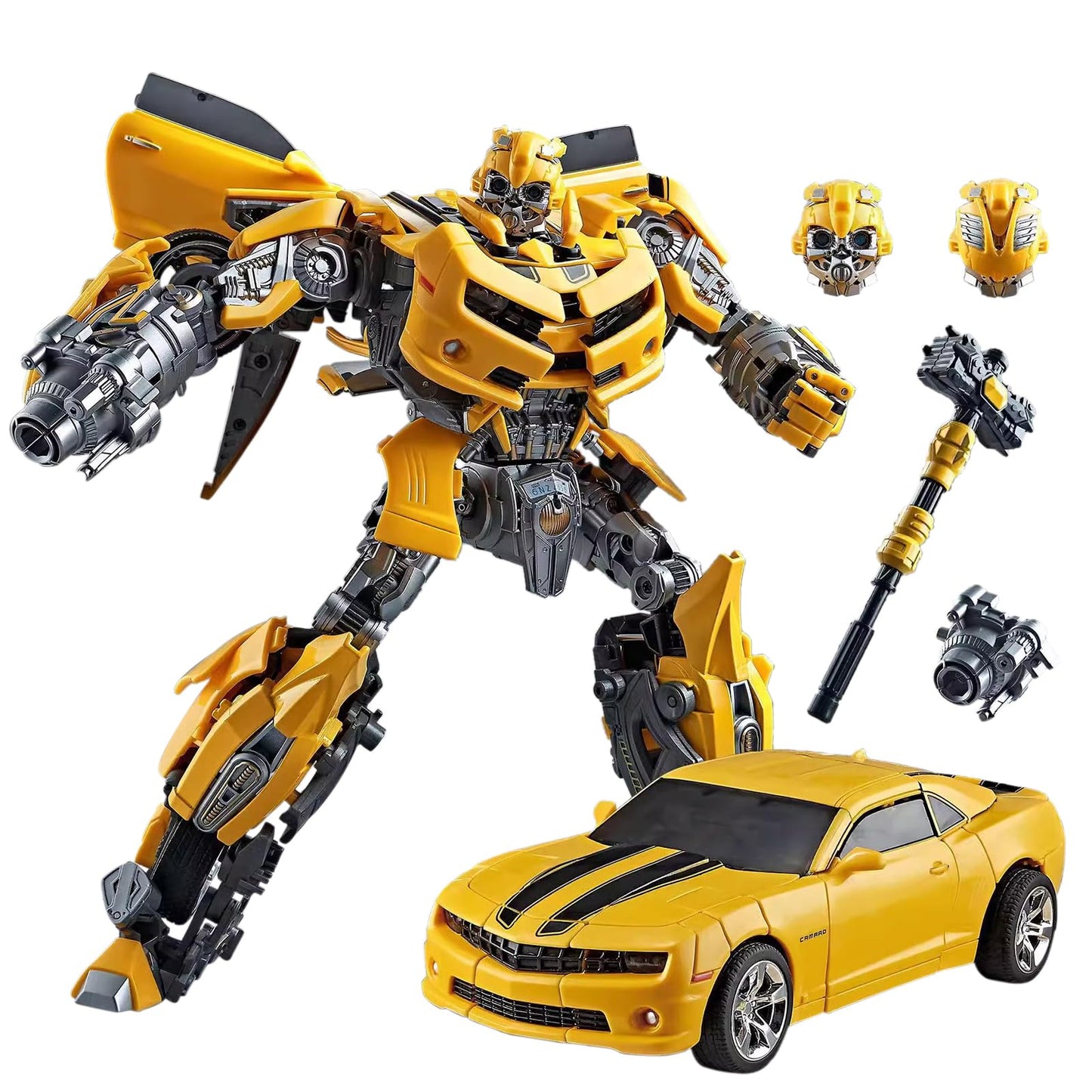 GERYNS Deformation Toy – Oversized 11-inch Robot & Car Transformer with Gear Joints