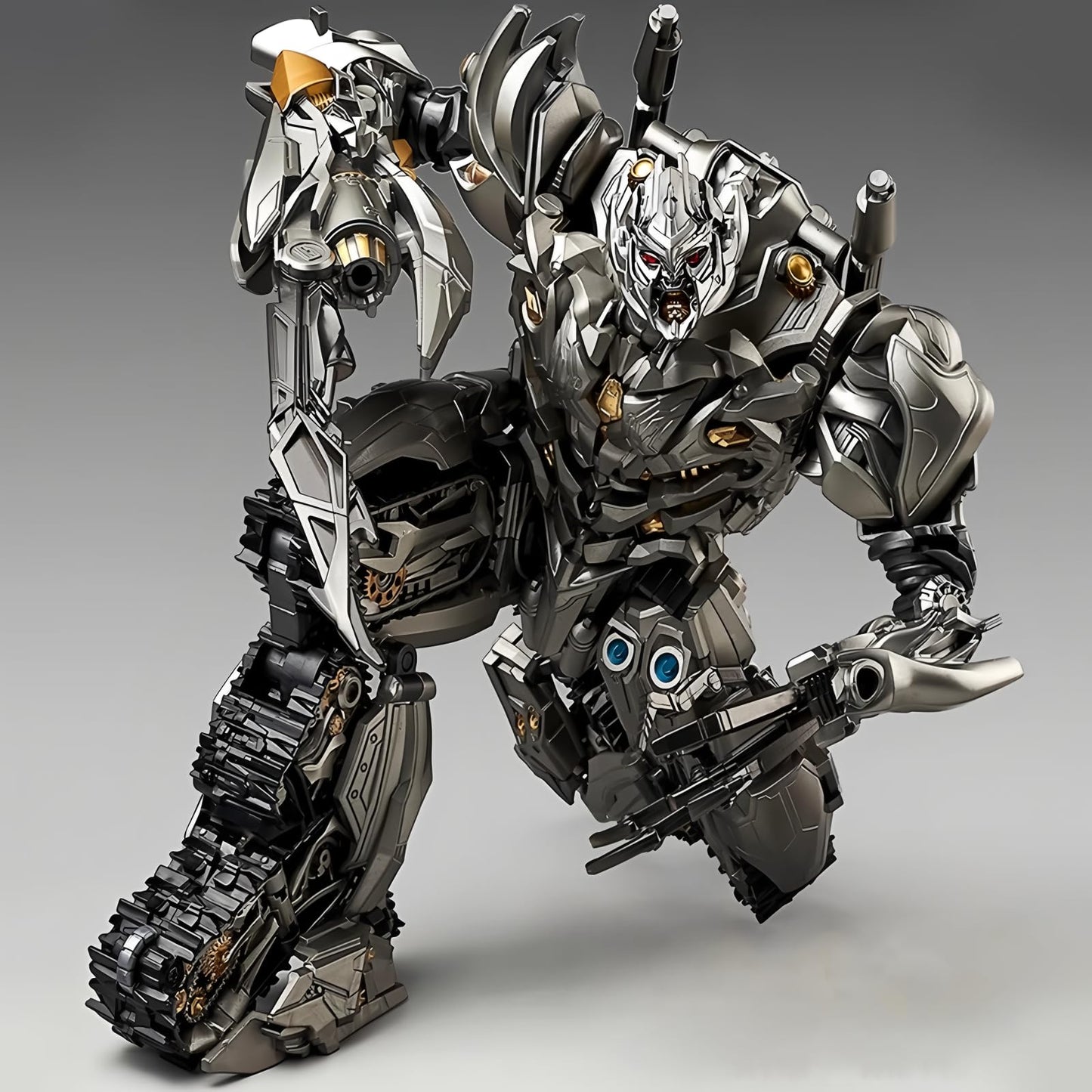 GERYNS Deformation Toy: Oversized 2-in-1 Tank and Robot Figure – 10-inch Tank, 11.8-inch Robot