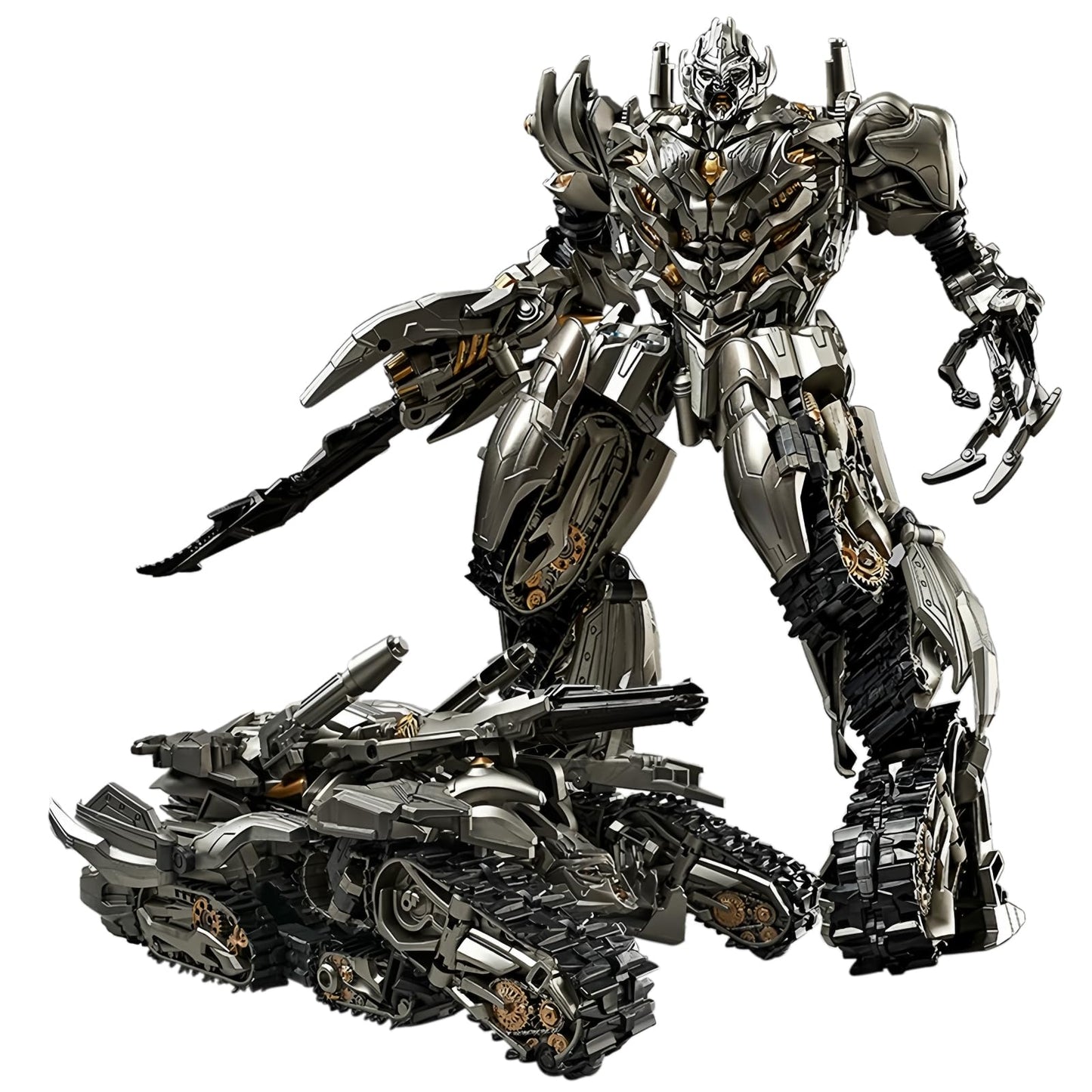 GERYNS Deformation Toy: Oversized 2-in-1 Tank and Robot Figure – 10-inch Tank, 11.8-inch Robot