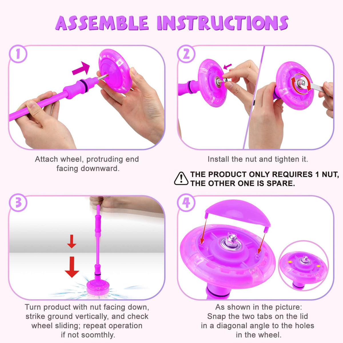 Getatoy Ankle Skip Ball for Kids – LED Induction, Battery-Free Outdoor Toy (Ages 4–12)