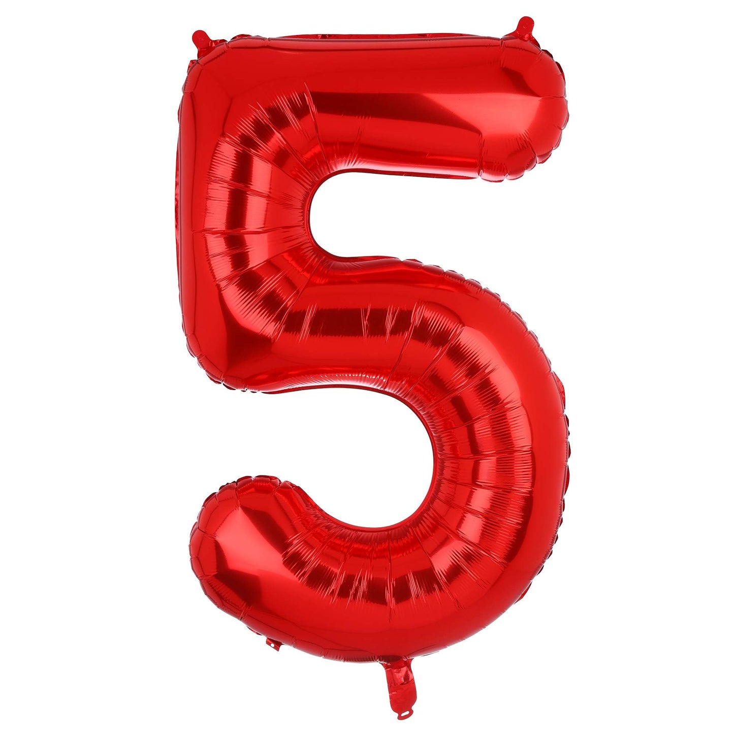 GGDE 40-Inch Red Number 5 Mylar Balloon – Birthday Party Decor