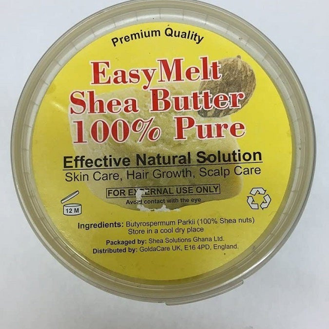 Ghana's Best Easy Melt Shea Butter 6oz | Whipped & Creamy Moisturizer