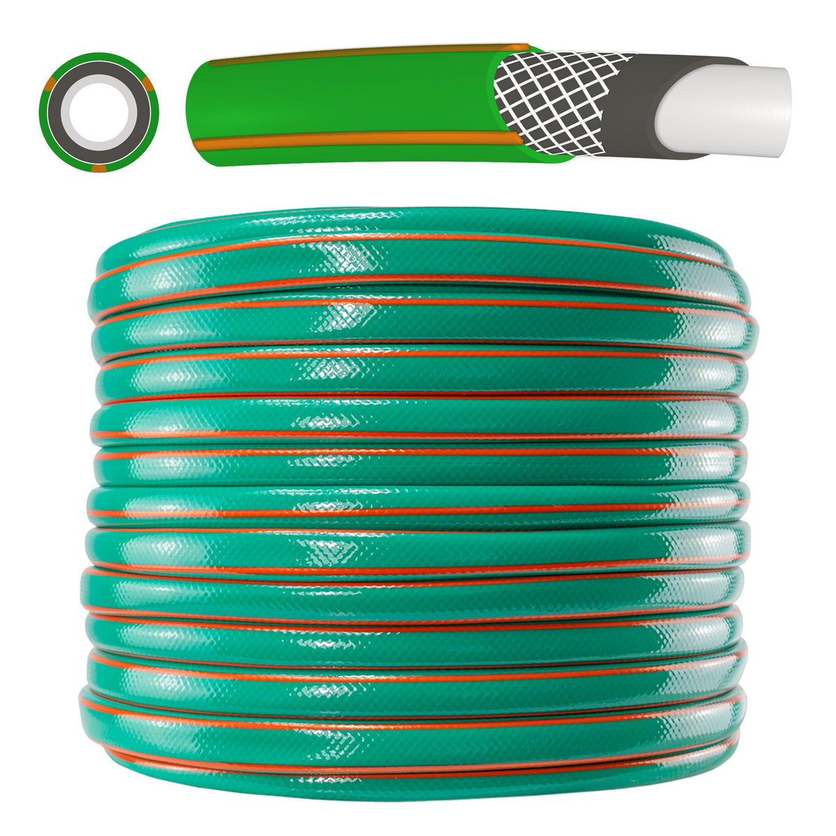Garden Hose Economy 4-Layer 1/2" Pipe