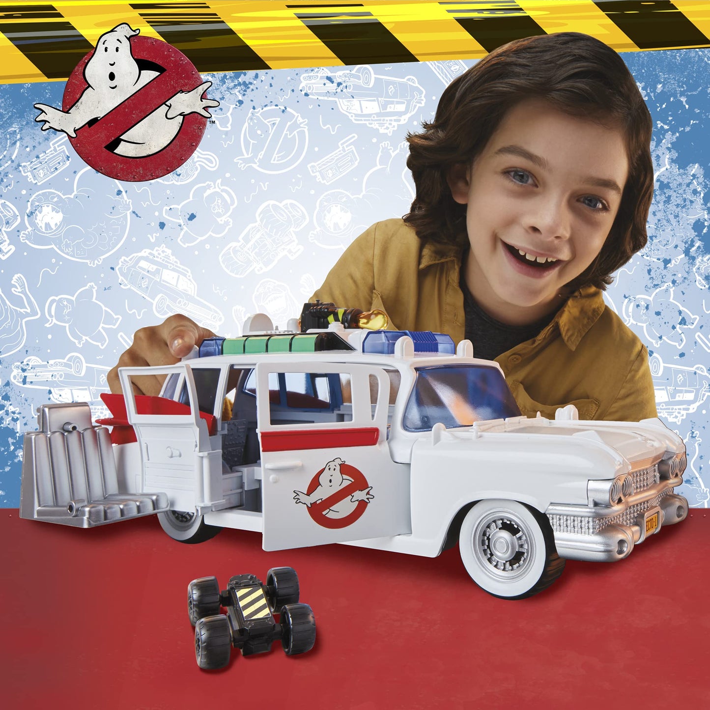 Ghostbusters 2021 Ecto-1 Playset with Accessories – Kids' Action Car Gift