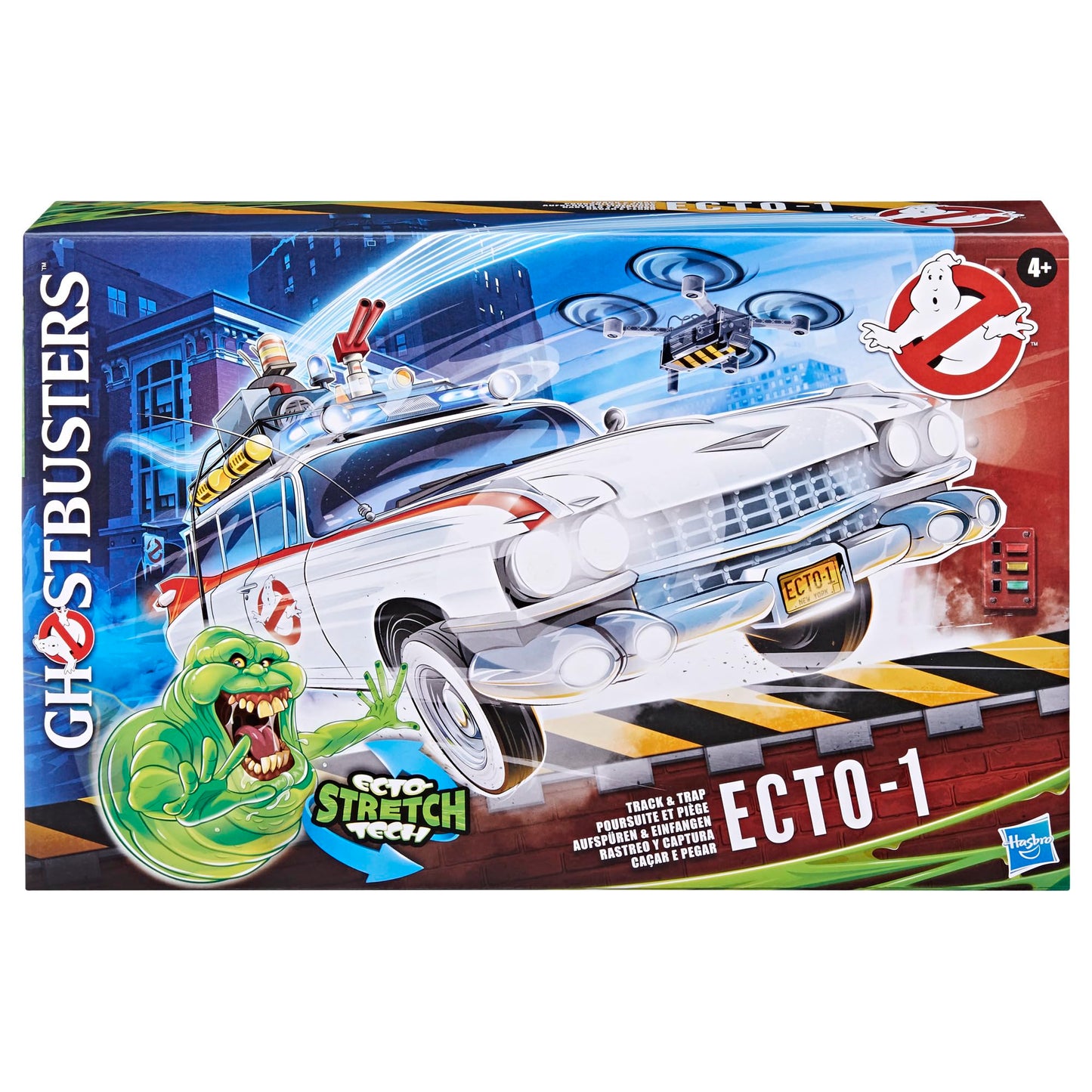 Ghostbusters Track & Trap Ecto-1 Toy Vehicle with Fright Features