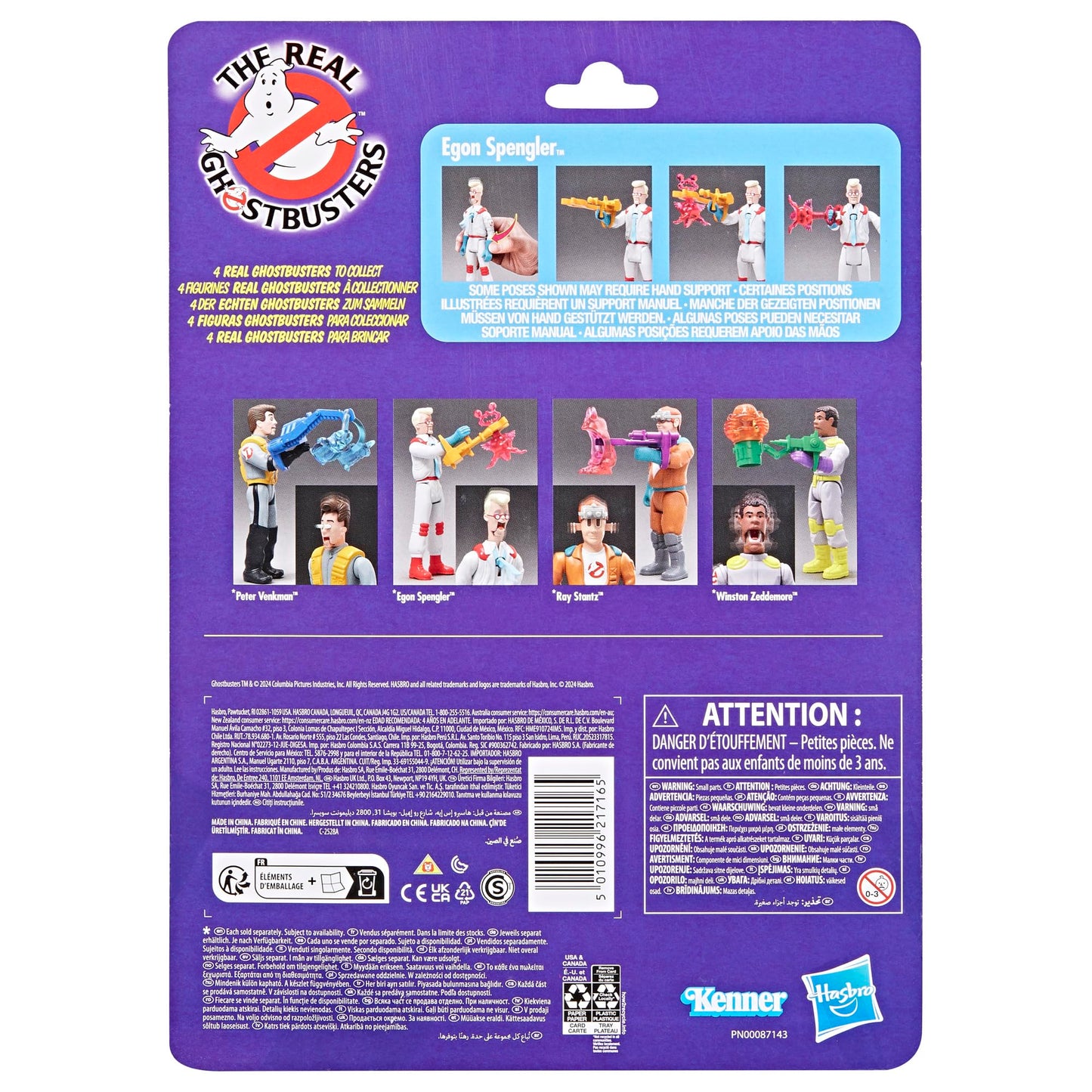 Ghostbusters Kenner Classics: Egon Spengler Action Figure with Fright Features