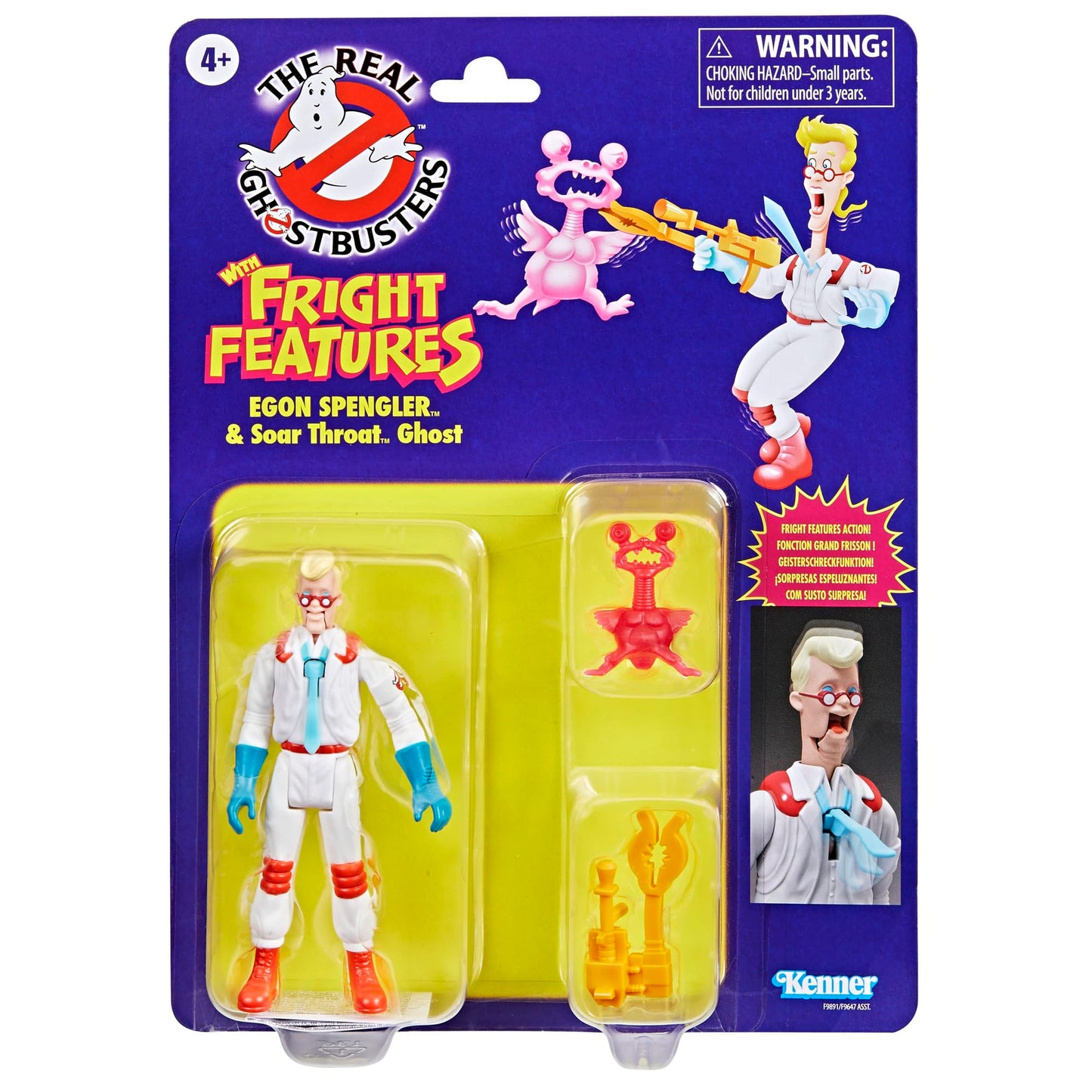 Ghostbusters Kenner Classics: Egon Spengler Action Figure with Fright Features