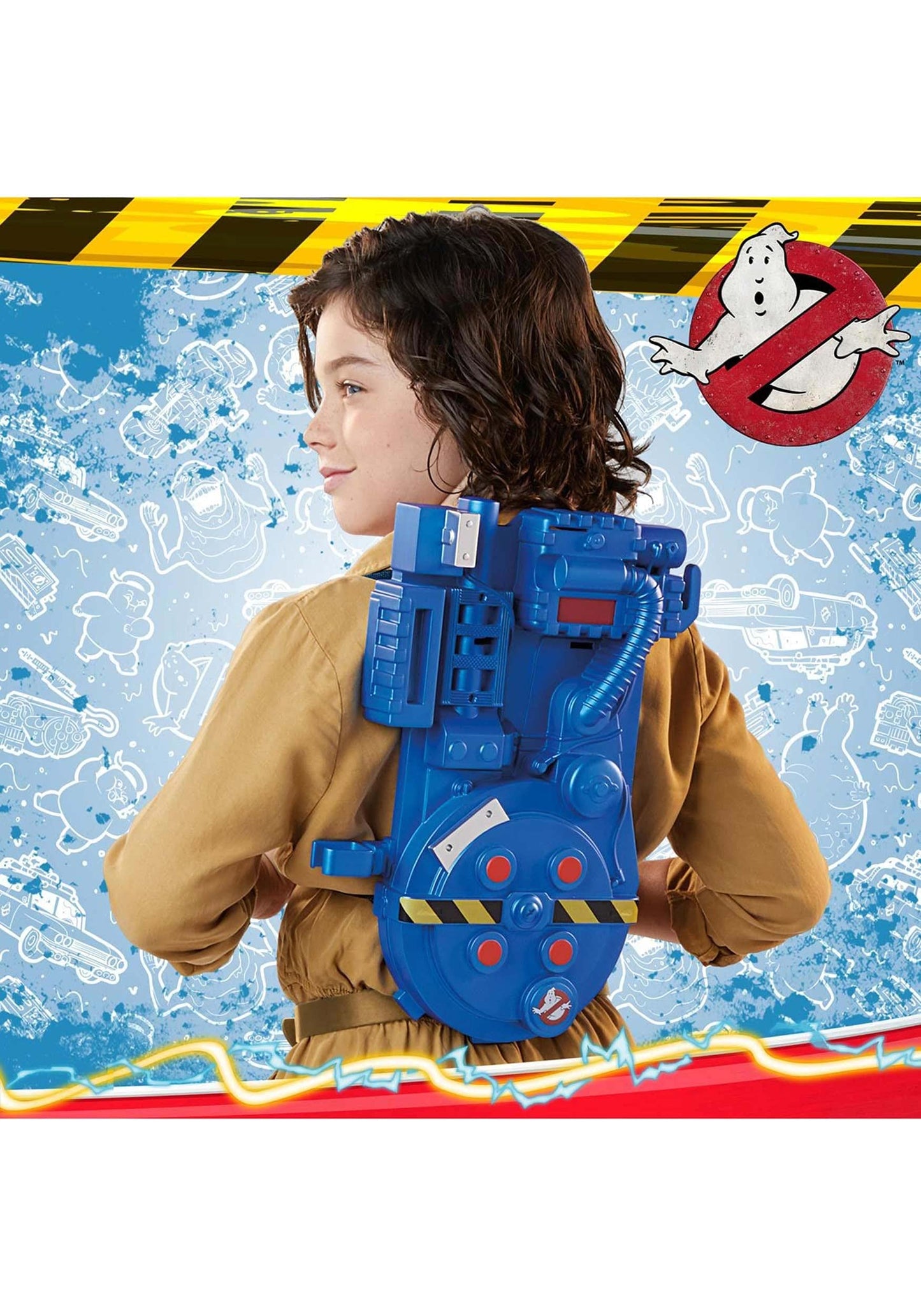 Ghostbusters Proton Pack Roleplay Gear for Kids 5+ - Classic Blue Toy