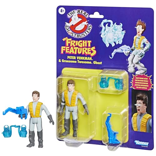 Ghostbusters Kenner Classics Peter Venkman Figure — Fright Features, Retro Real Ghostbusters Toy (4+)