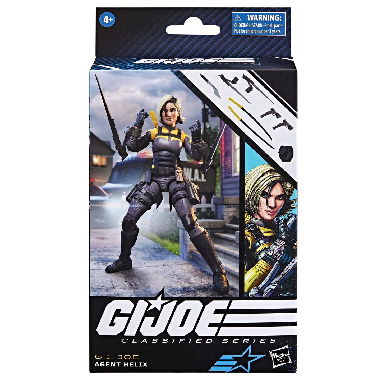 G.I. Joe Classified Series Agent Helix – 6-Inch Collectible Figure with 8 Accessories