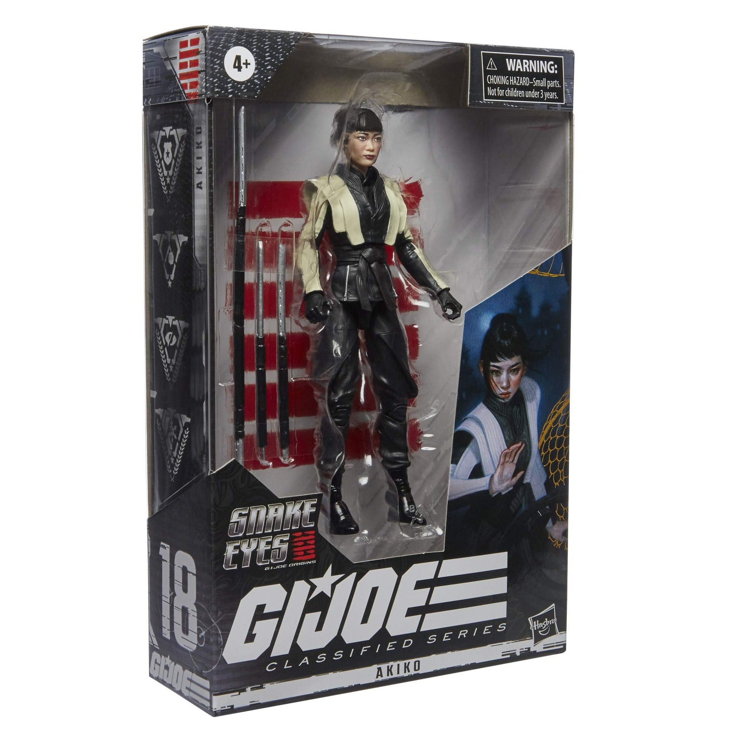 G.I. Joe Classified Series Snake Eyes: Akiko Collectible Action Figure – 6-Inch Premium Figure