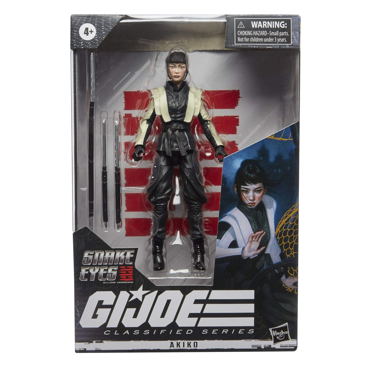 G.I. Joe Classified Series Snake Eyes: Akiko Collectible Action Figure – 6-Inch Premium Figure