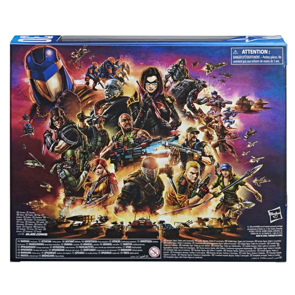 G.I. Joe Classified Series Snake Eyes & Timber: Alpha Commandos – 6-Inch Premium Collectible Figures