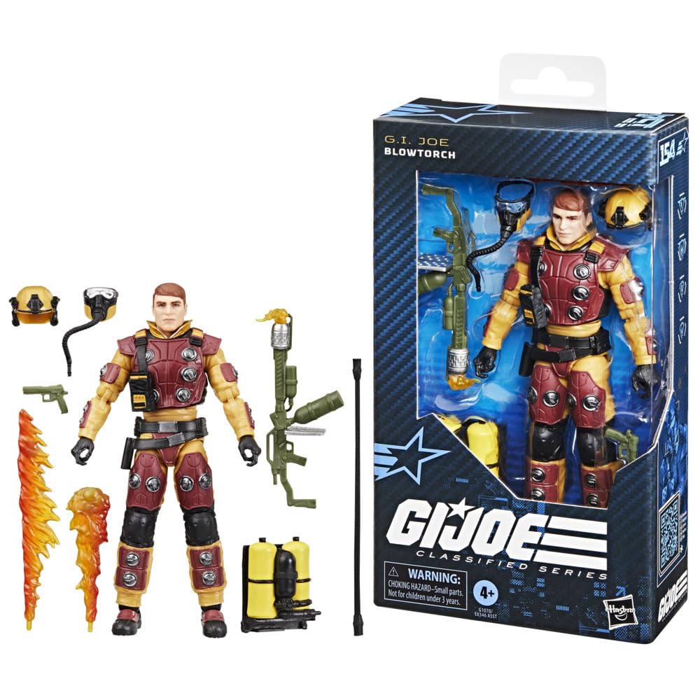 G.I. Joe Classified Series Blowtorch 6-Inch Action Figure with 10 Accessories
