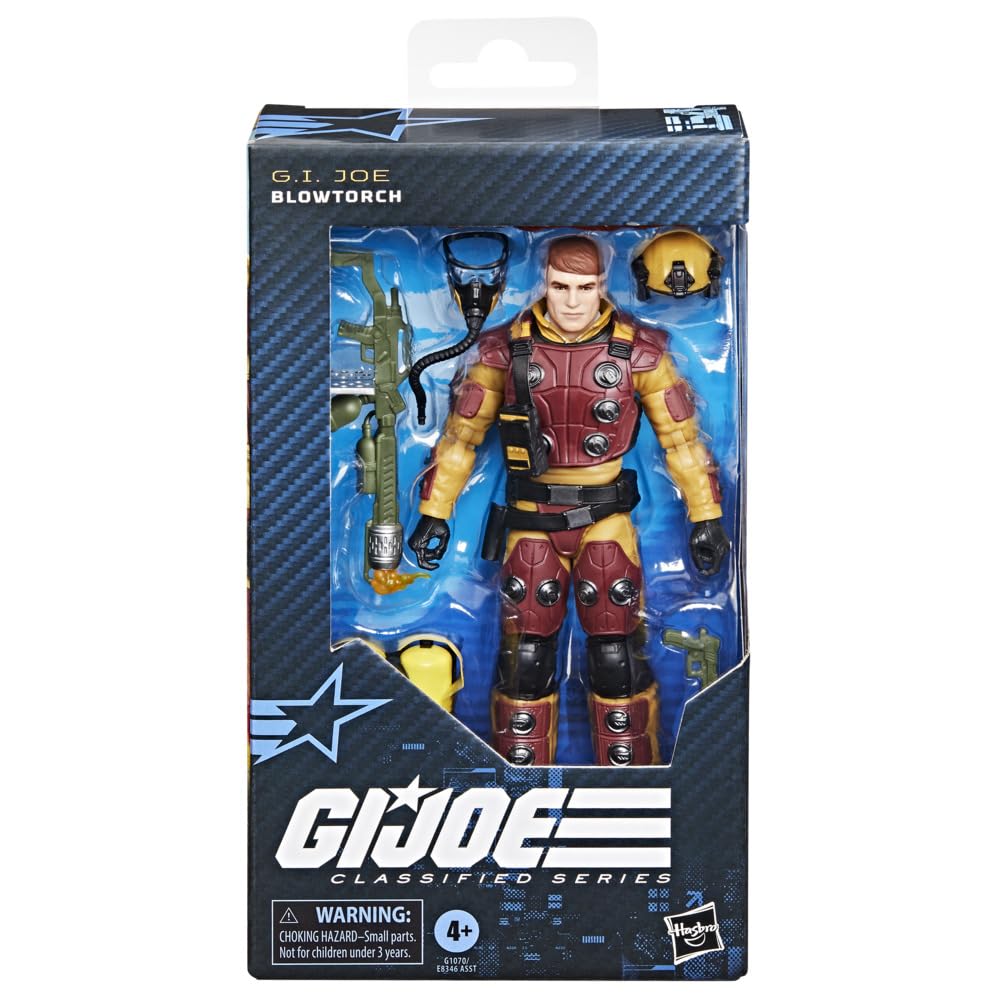 G.I. Joe Classified Series Blowtorch 6-Inch Action Figure with 10 Accessories