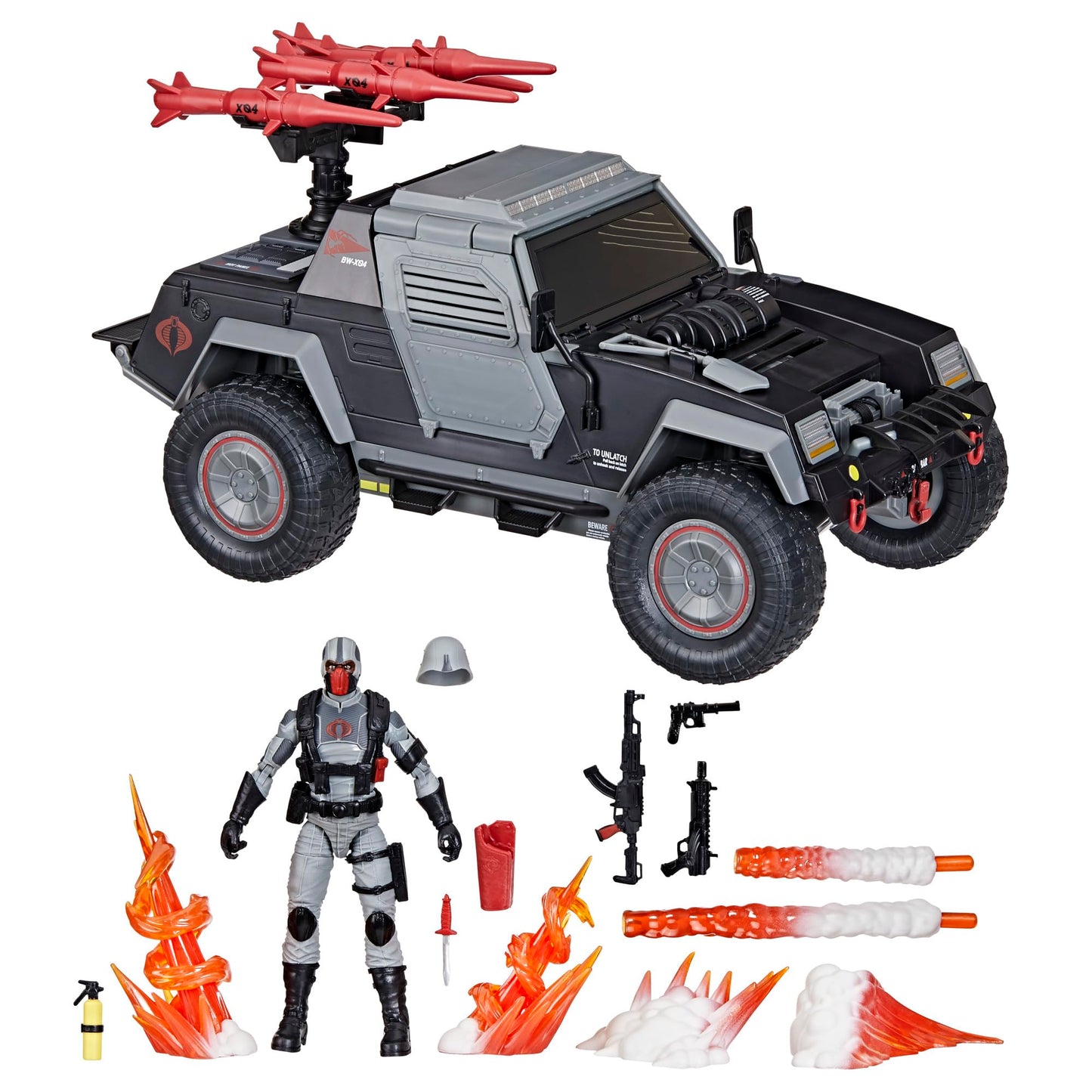 G.I. Joe Classified Series #120 Cobra Night Attack 4-WD Stinger & Driver – 6-Inch Action Figure & Vehicle