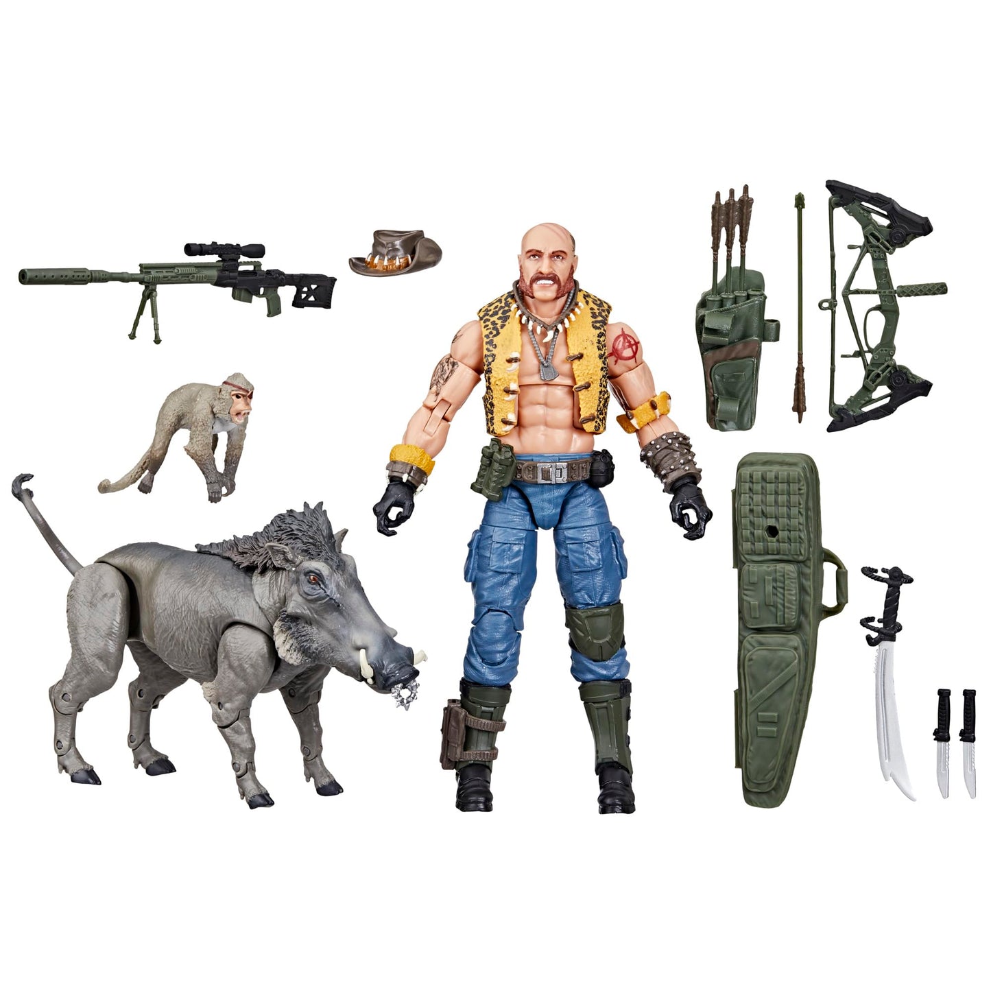 G.I. Joe Classified Series #125: Gnawgahyde with Porkbelly & Yobbo – 6-Inch Action Figure with 16 Accessories