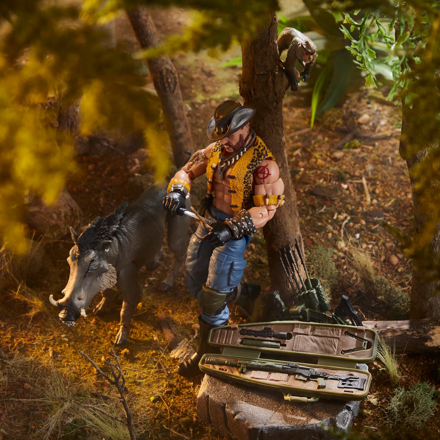 G.I. Joe Classified Series #125: Gnawgahyde with Porkbelly & Yobbo – 6-Inch Action Figure with 16 Accessories