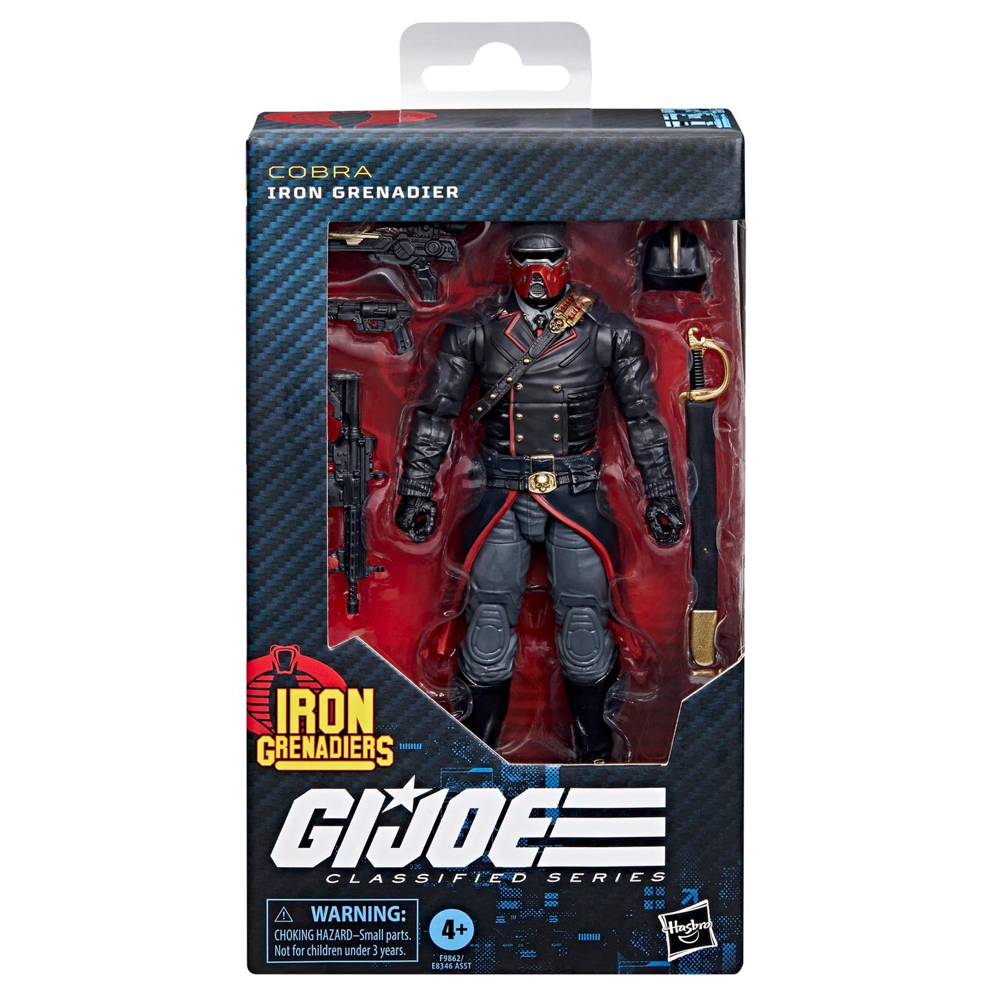 G.I. Joe Classified Series #132 Iron Grenadier – 6-Inch Action Figure with 12 Accessories | Collectible