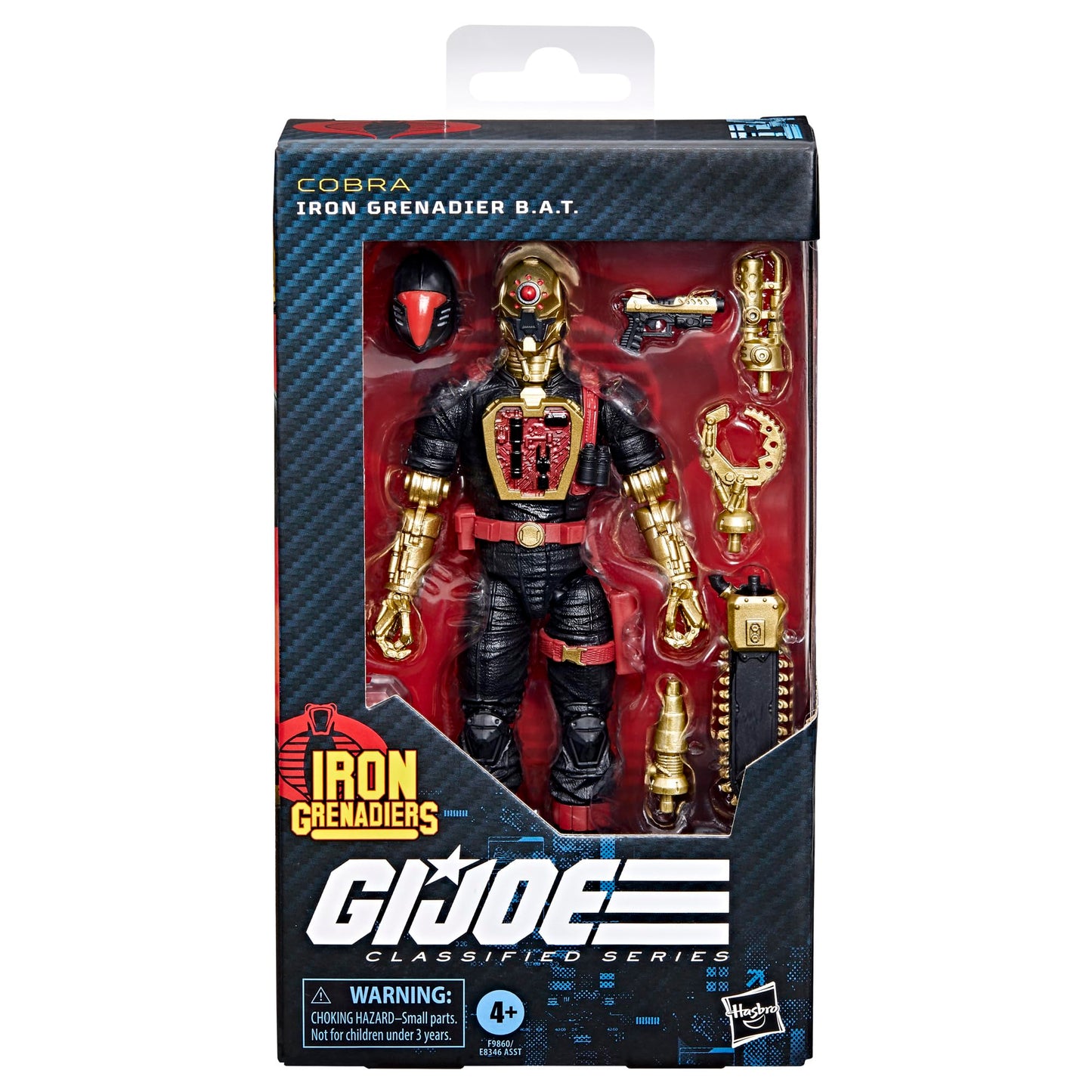 G.I. Joe Classified Series #134 Iron Grenadier B.A.T. 6-Inch Figure – 9 Accessories