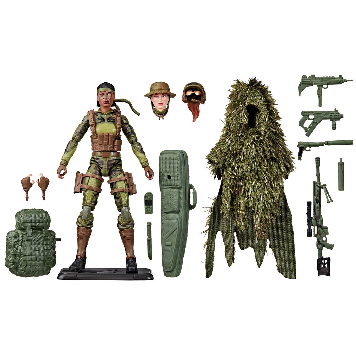 G.I. Joe Classified Series 60th Anniversary Action Marine Sniper – 6-Inch Collectible with Ghillie Suit & 19 Accessories