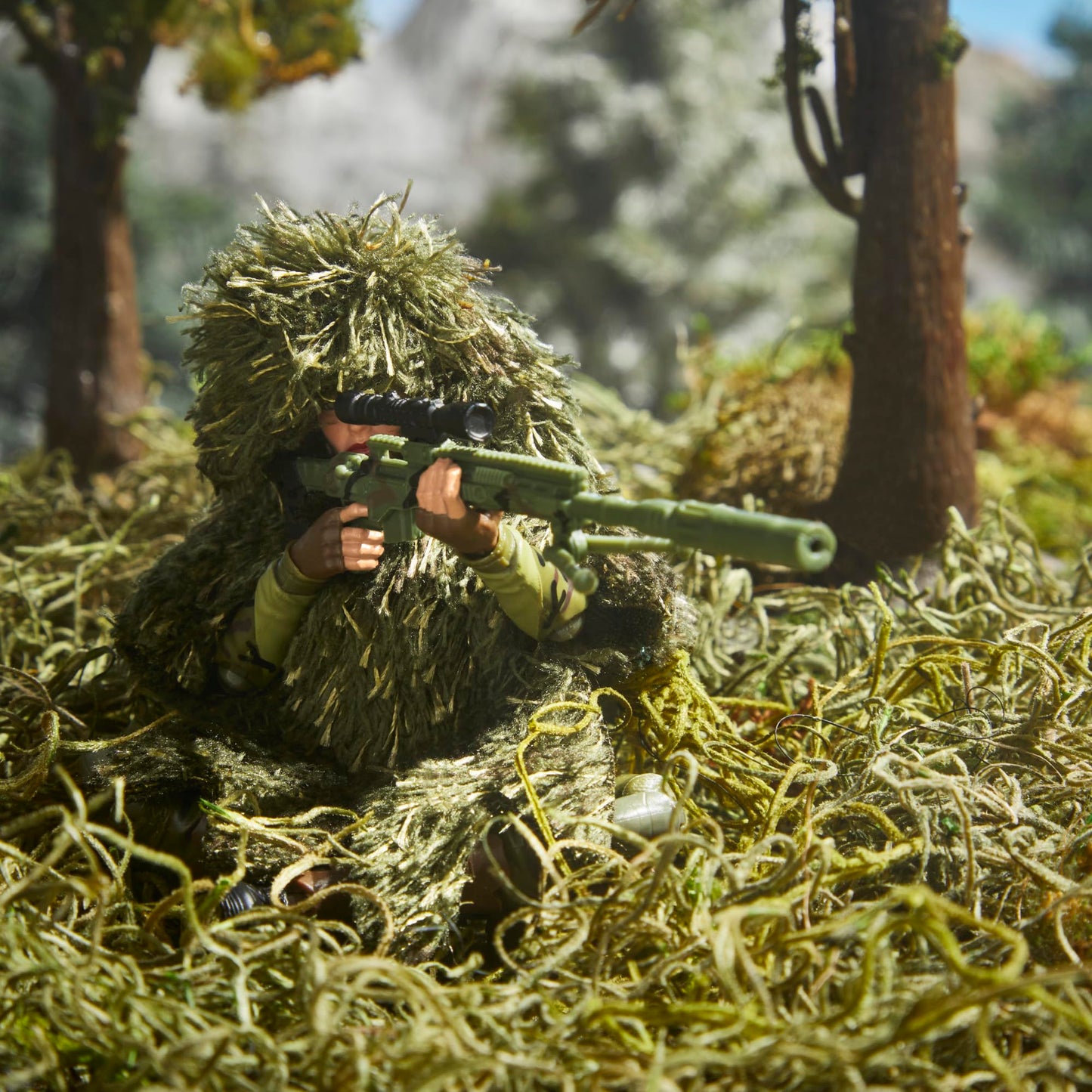 G.I. Joe Classified Series 60th Anniversary Action Marine Sniper – 6-Inch Collectible with Ghillie Suit & 19 Accessories