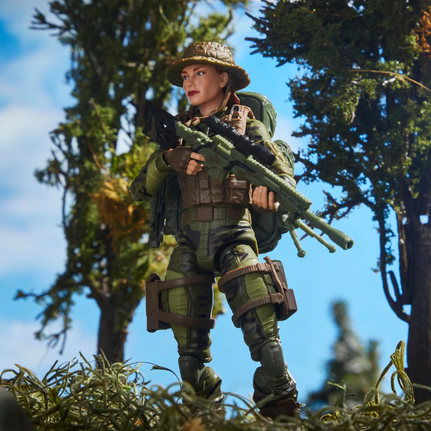 G.I. Joe Classified Series 60th Anniversary Action Marine Sniper – 6-Inch Collectible with Ghillie Suit & 19 Accessories