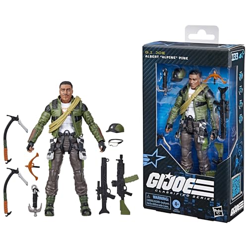 G.I. Joe Classified Series Albert Alpine Pine 6-Inch Action Figure – 9 Accessories | Collectible Figure