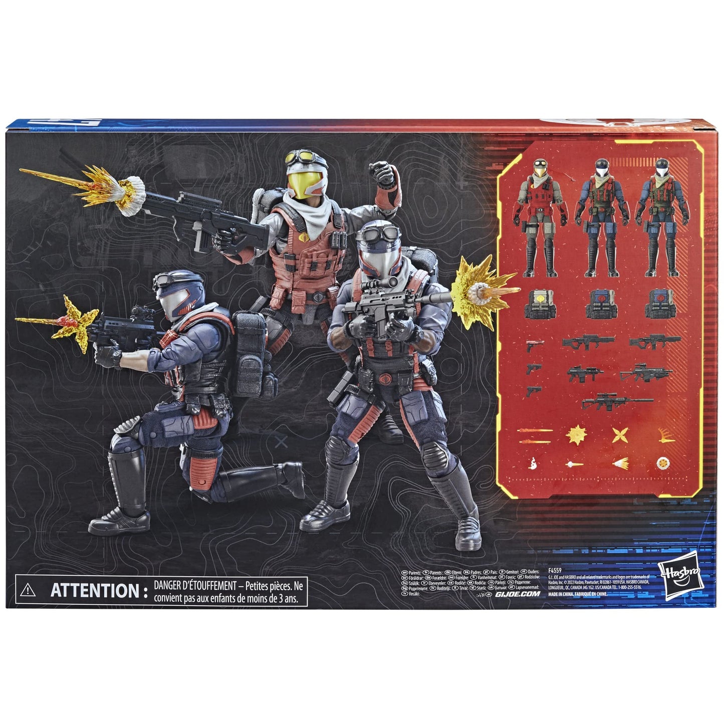 G.I. Joe Classified Series Cobra Viper Officer & Vipers Figures — 6-Inch Collectible with Premium Detailing