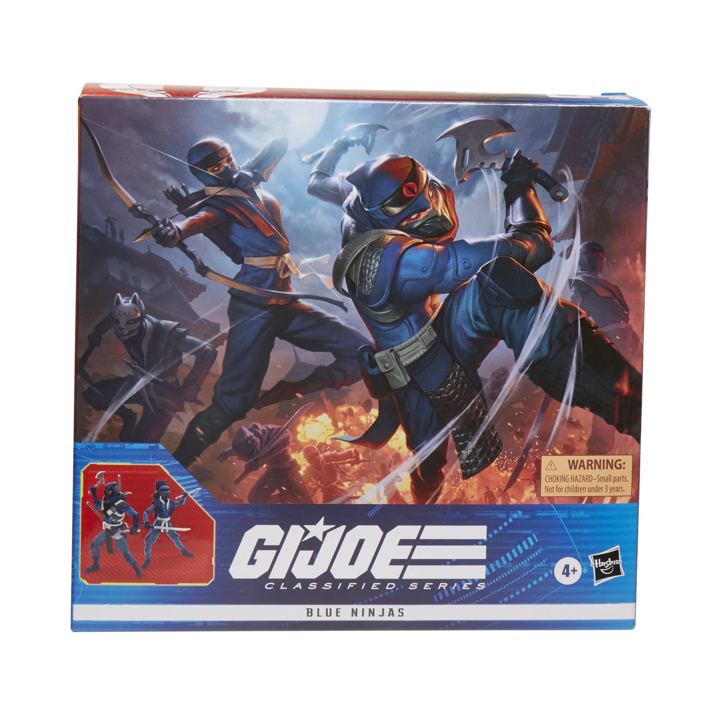 G.I. Joe Classified Series Blue Ninjas 2-Pack – 6-Inch Action Figures, Amazon Exclusive