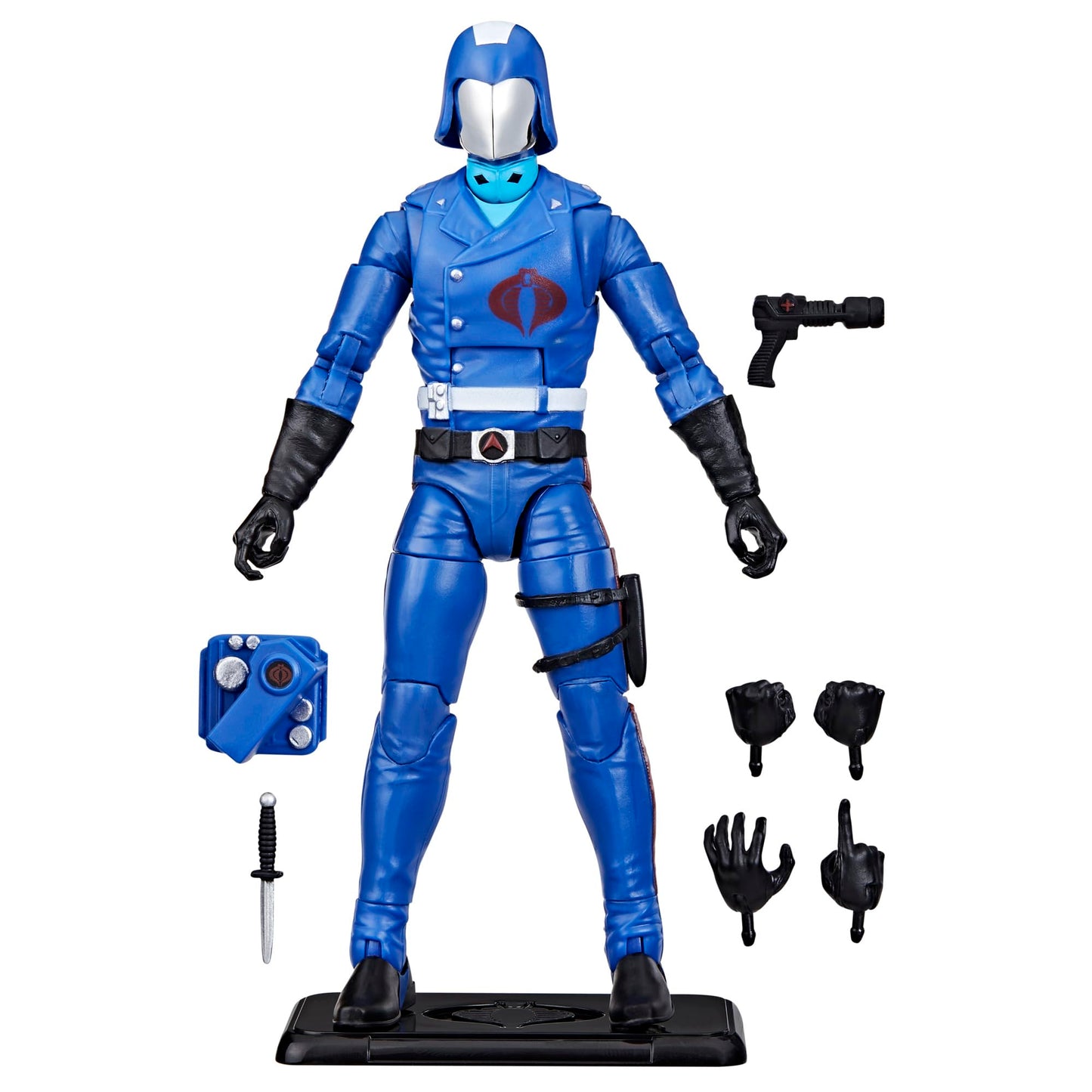G.I. Joe Classified Series Cobra Commander 6-Inch Action Figure - Retro Cardback with 8 Accessories