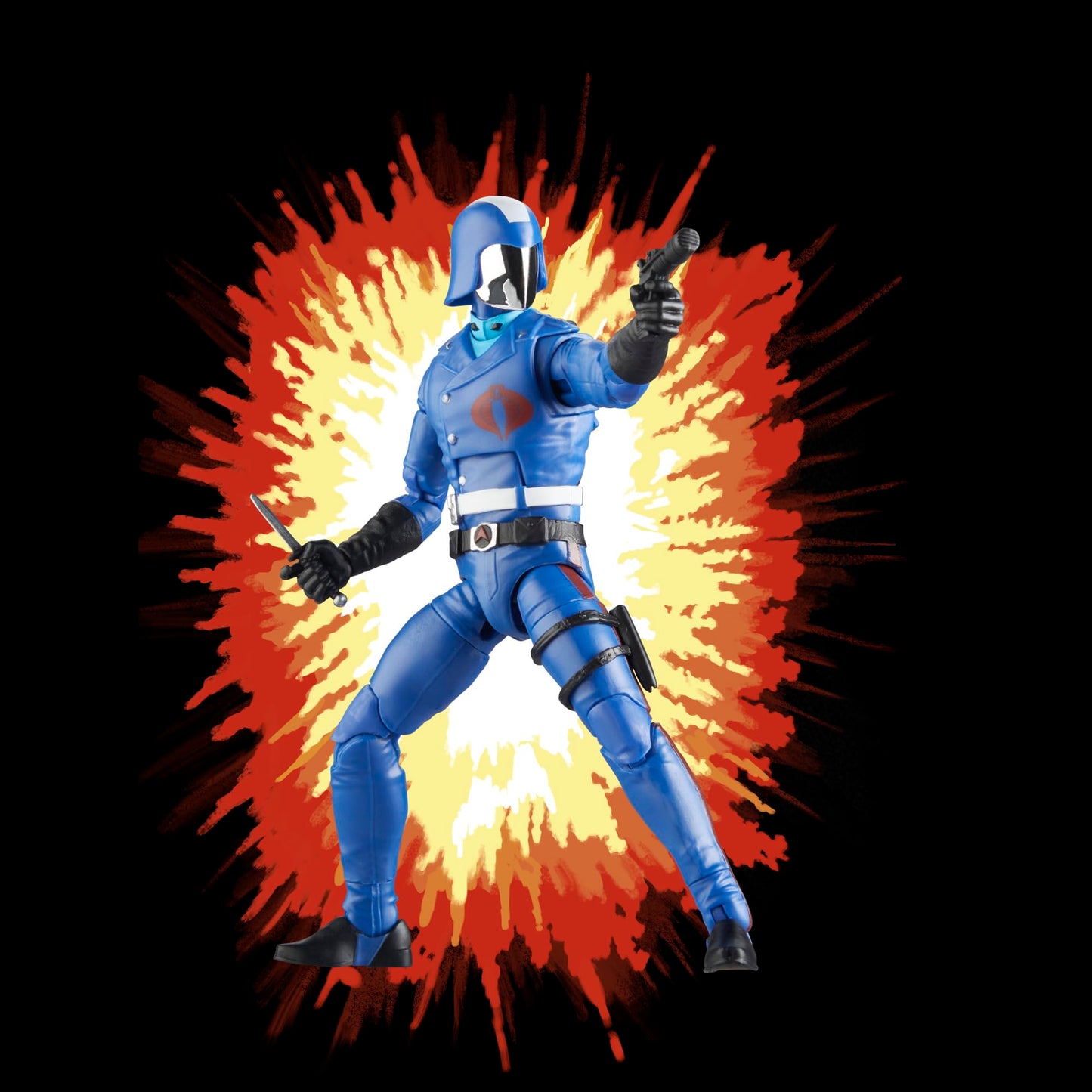 G.I. Joe Classified Series Cobra Commander 6-Inch Action Figure - Retro Cardback with 8 Accessories