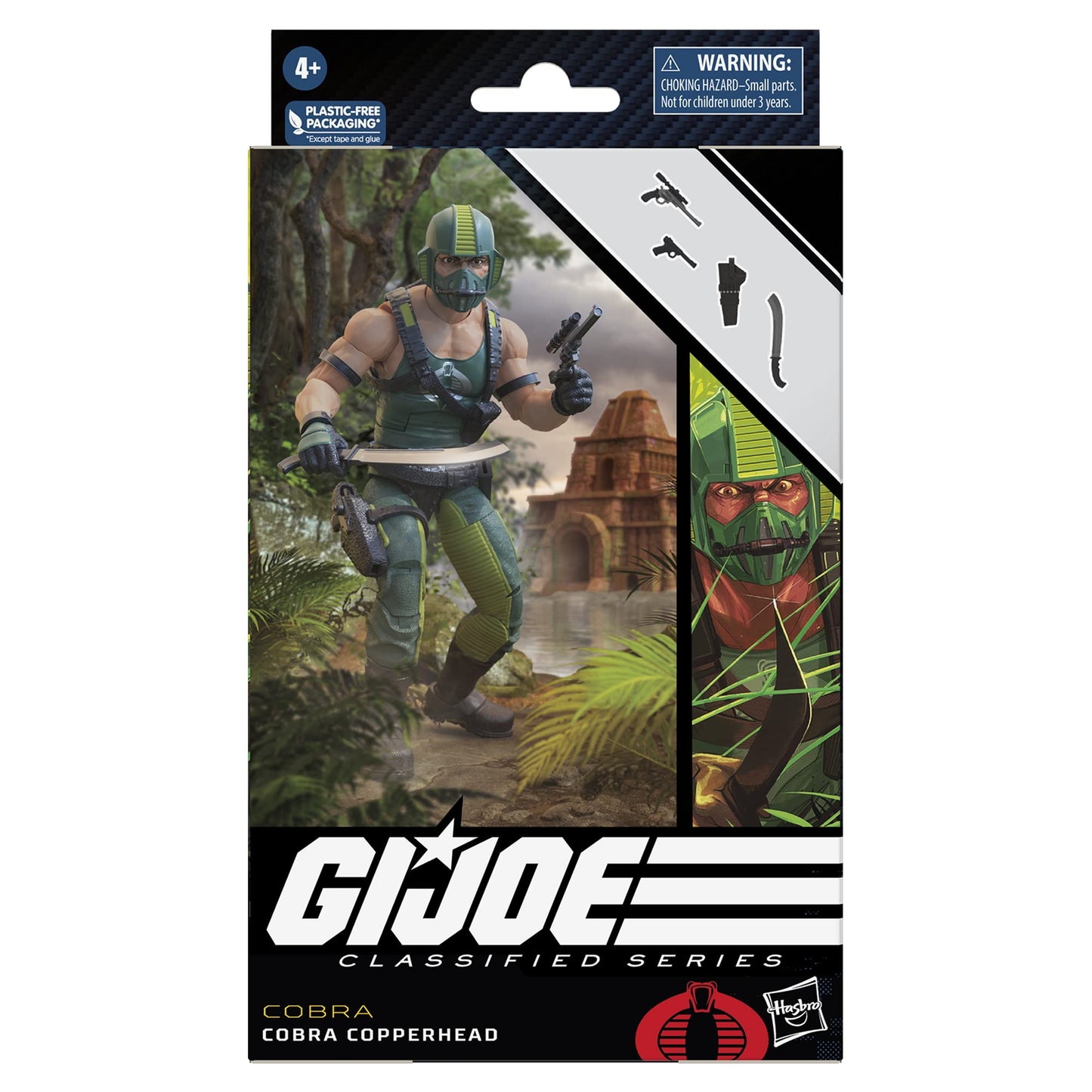G.I. Joe Classified Cobra Copperhead – 6-Inch Collectible Figure with 4 Accessories