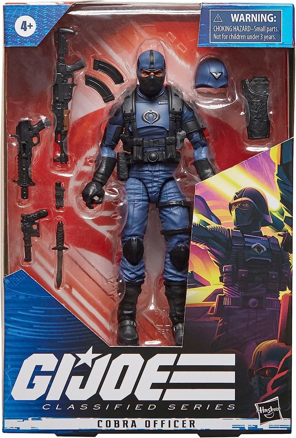 G.I. Joe Classified Series Cobra Officer Action Figure – 6-Inch Premium Collectible with Accessories