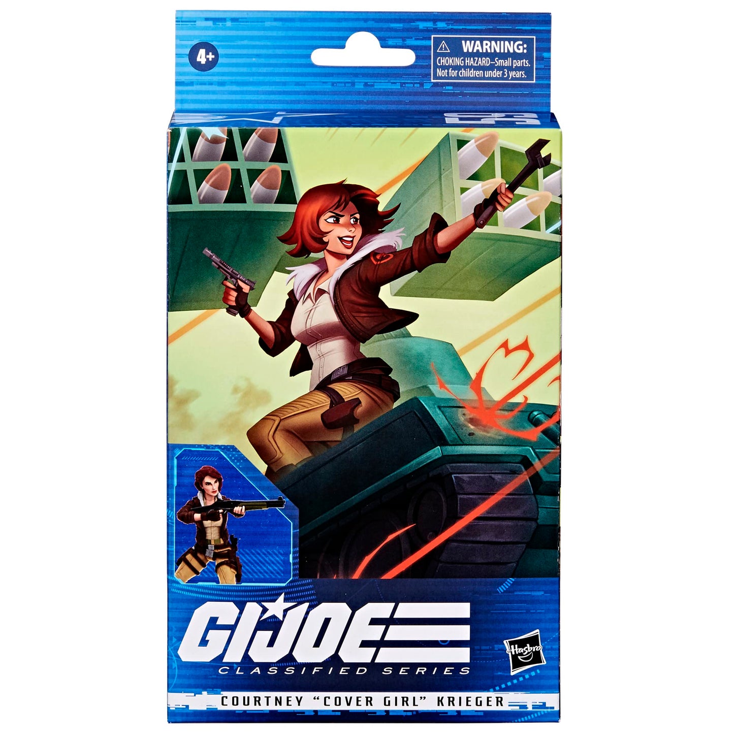 G.I. Joe Classified Series Courtney “Cover Girl” Krieger – 6-Inch Collectible Figure with Custom Art Packaging