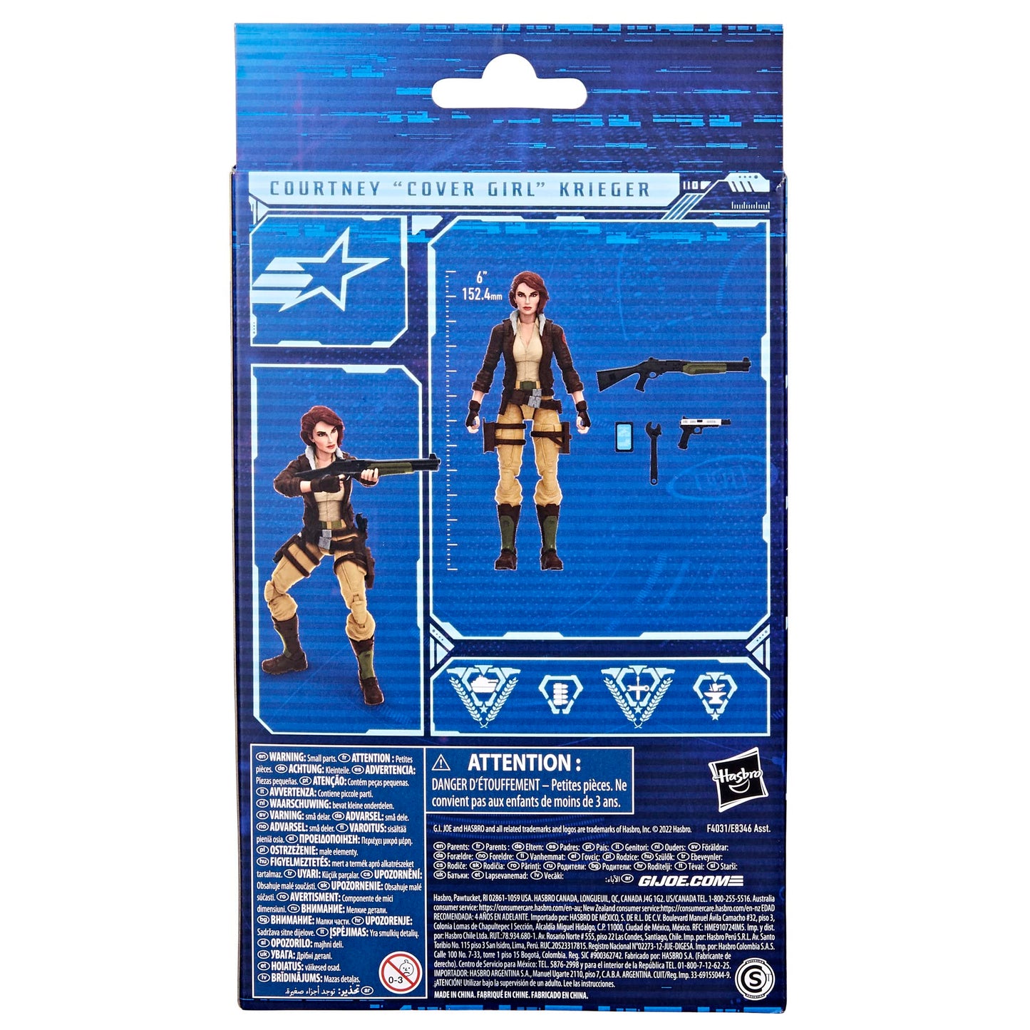 G.I. Joe Classified Series Courtney “Cover Girl” Krieger – 6-Inch Collectible Figure with Custom Art Packaging