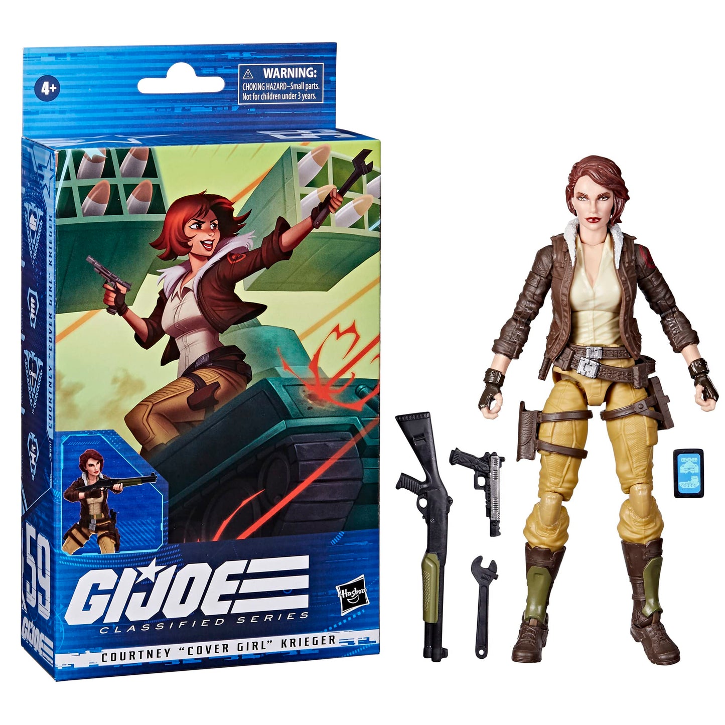 G.I. Joe Classified Series Courtney “Cover Girl” Krieger – 6-Inch Collectible Figure with Custom Art Packaging