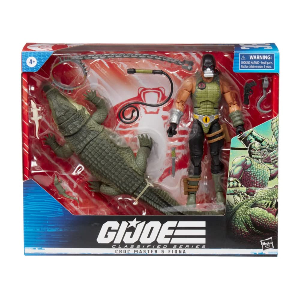 G.I. Joe Classified Series Croc Master & Fiona Action Figures – 6-Inch Collectible with Accessories