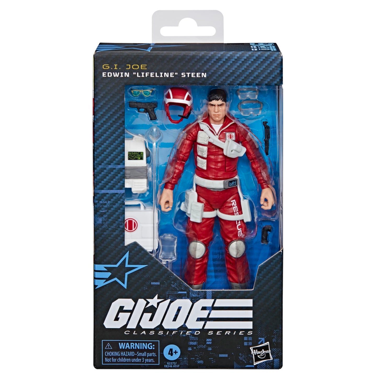 G.I. Joe Classified Series #186 Edwin "Lifeline" Steen – 6-Inch Figure with 11 Accessories