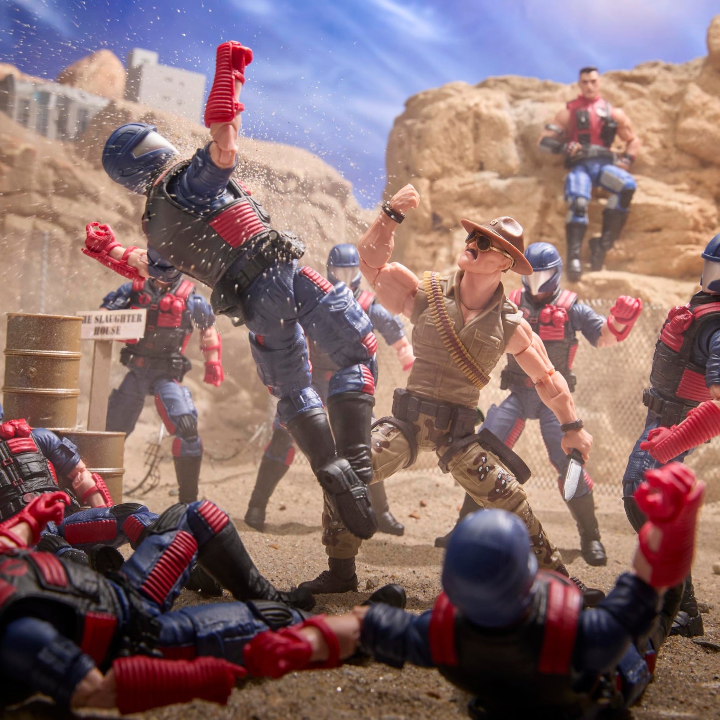 G.I. Joe Classified Series #173 Sgt Slaughter & Felix Mercer Stratton – 2 Collectible 6-Inch Action Figures with 26 Accessories